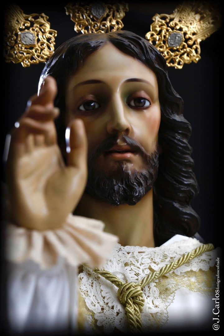Rostro de Nuestro Padre Jesús en su Entrada Triunfal en Jerusalén